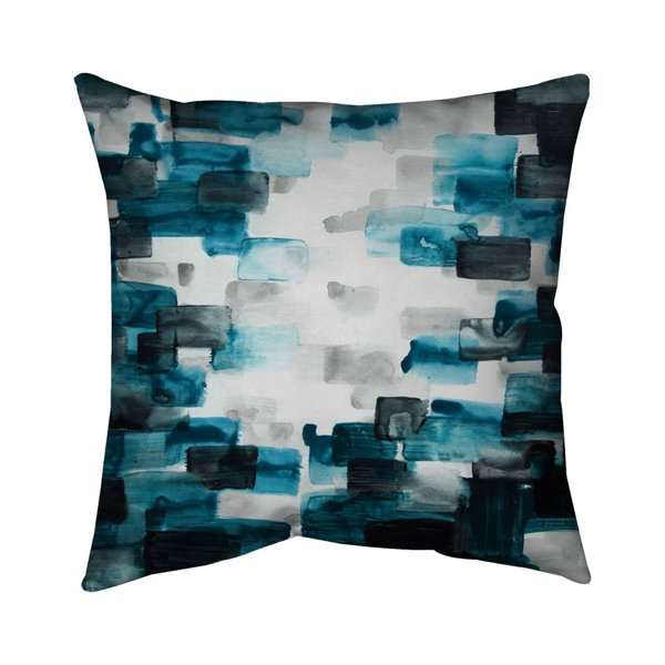 Turquoise and discount gray throw pillows